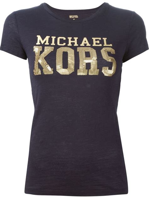 michael kors bluse sequin|michael kors t shirt.